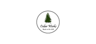 CEDAR WORKS MADE IN THE USA logo
