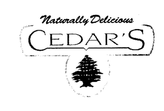 CEDAR'S NATURALLY DELICIOUS logo