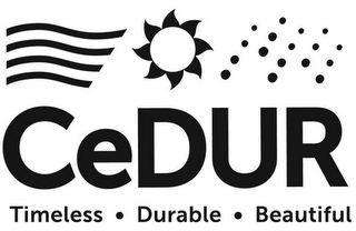 CEDUR TIMELESS · DURABLE · BEAUTIFUL logo