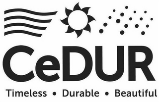 CEDUR TIMELESS DURABLE BEAUTIFUL logo