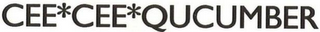 CEE CEE QUCUMBER logo