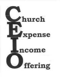 CEIO CHURCH EXPENSE INCOME OFFERING logo