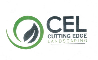 CEL CUTTING EDGE LANDSCAPING logo