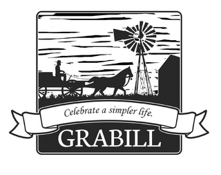 CELEBRATE A SIMPLER LIFE. GRABILL logo