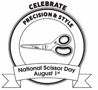 CELEBRATE PRECISION & STYLE NATIONAL SCISSOR DAY AUGUST 1ST WESTCOTT TITANIUM W logo