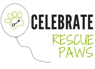 CELEBRATE RESCUE PAWS logo