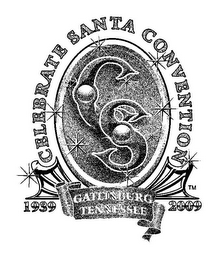 CELEBRATE SANTA CONVENTION C S GATLINBURG TENNESSEE 1939 2009 logo