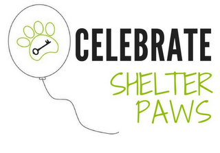 CELEBRATE SHELTER PAWS logo