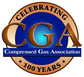 CELEBRATING CGA COMPRESSED GAS ASSOCIATION · 100 YEARS · logo