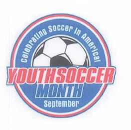 CELEBRATING SOCCER IN AMERICA! YOUTH SOCCER MONTH SPTEMBER logo