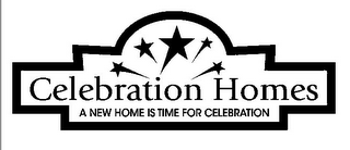 CELEBRATION HOMES A NEW HOME IS TIME FOR CELEBRATION logo