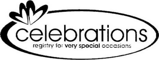 CELEBRATIONS REGISTRY FOR VERY SPECIAL OCCASIONS logo