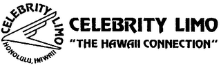 CELEBRITY LIMO "THE HAWAII CONNECTION" logo