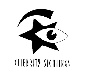 CELEBRITY SIGHTINGS logo