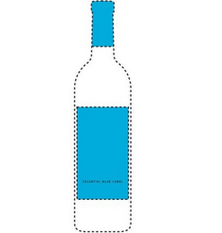 CELESTIAL BLUE LABEL logo