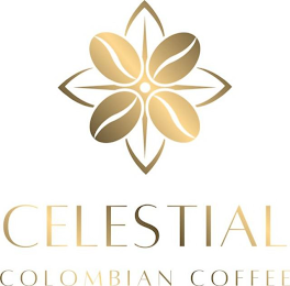CELESTIAL COLOMBIAN COFFEE logo