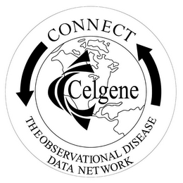 CELGENE CONNECT THE OBSERVATIONAL DISEASE DATA NETWORK logo