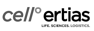 CELL ERTIAS LIFE. SCIENCES. LOGISTICS. logo