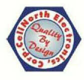 CELL NORTH ELECTRONICS, CORP. QUALITY BY DESIGN logo