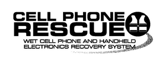 CELL PHONE RESCUE WET CELL PHONE AND HANDHELD ELECTRONICS RECOVERY SYSTEM logo