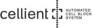 CELLIENT AUTOMATED CELL BLOCK SYSTEM logo