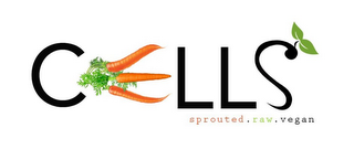 CELLS SPROUTED.RAW.VEGAN logo