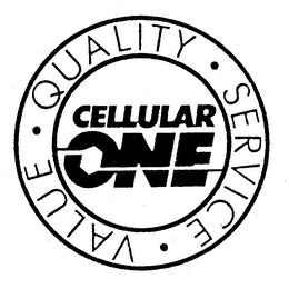CELLULAR ONE QUALITY SERVICE VALUE