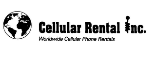 CELLULAR RENTAL INC. WORLDWIDE CELLULAR PHONE RENTALS logo