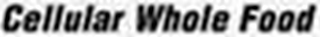 CELLULAR WHOLE FOOD logo