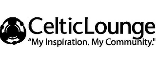 CELTICLOUNGE "MY INSPIRATION. MY COMMUNITY." logo