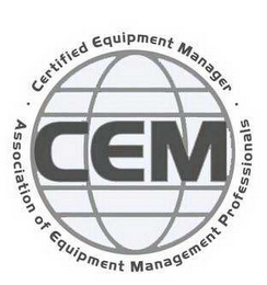 CEM CERTIFIED EQUIPMENT MANAGER ASSOCIATION OF EQUIPMENT MANAGEMENT PROFESSIONALS logo