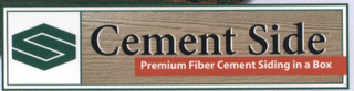 CEMENT SIDE PREMIUM FIBER CEMENT SIDING IN A BOX CS logo