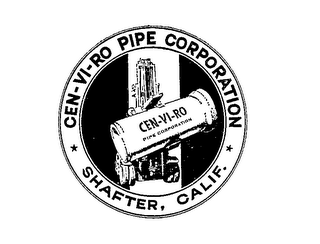 CEN-VI-RO PIPE CORPORATION SHAFTER, CALIF. logo