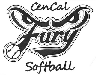 CENCAL FURY SOFTBALL logo
