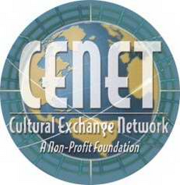 CENET CULTURAL EXCHANGE NETWORK A NON-PROFIT FOUNDATION logo