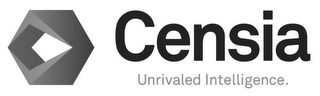 CENSIA UNRIVALED INTELLIGENCE. logo