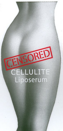 CENSORED CELLULITE LIPOSERUM logo