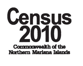 CENSUS 2010 COMMONWEALTH OF THE NORTHERN MARIANA ISLANDS logo