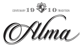 CENTENARY 1910 TRADITION V S ALMA logo