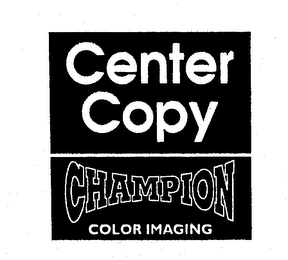 CENTER COPY CHAMPION COLOR IMAGING logo