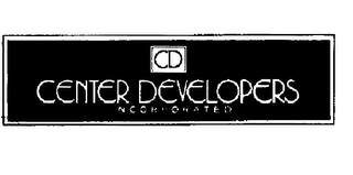 CENTER DEVELOPERS INCORPORATED CD logo