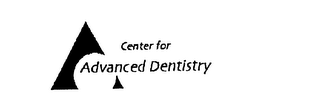 CENTER FOR ADVANCED DENTISTRY logo