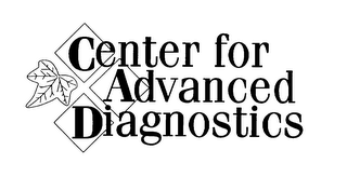 CENTER FOR ADVANCED DIAGNOSTICS logo