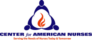 CENTER FOR AMERICAN NURSES SERVING THE NEEDS OF NURSES TODAY & TOMORROW logo