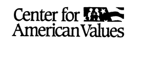 CENTER FOR AMERICAN VALUES logo