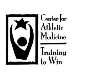 CENTER FOR ATHLETIC MEDICINE TRAINING TO WIN logo