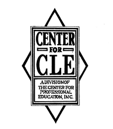 CENTER FOR CLE A DIVISION OF THE CENTER FOR PROFESSIONAL EDUCATION, INC. logo