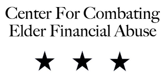 CENTER FOR COMBATING ELDER FINANCIAL ABUSE logo