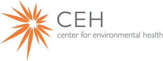 CENTER FOR ENVIRONMENTAL HEALTH, CEH logo