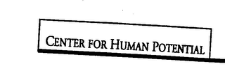 CENTER FOR HUMAN POTENTIAL logo
